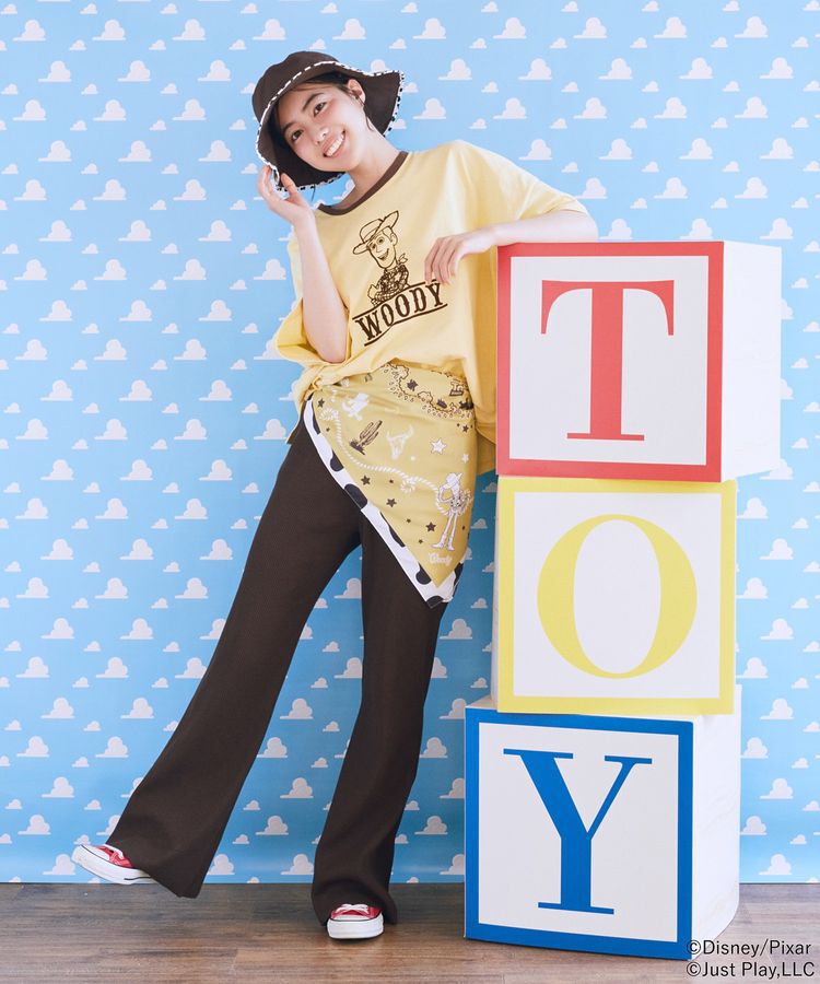 earth music&ecology「大判ストール/TOY STORY」|ストール|