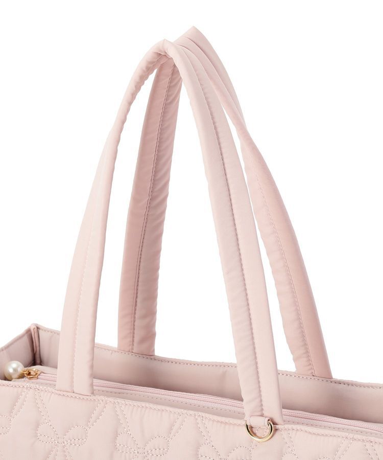Maison de FLEUR「【撥水加工】リボンキルティングトートバッグ」|トートバッグ|
