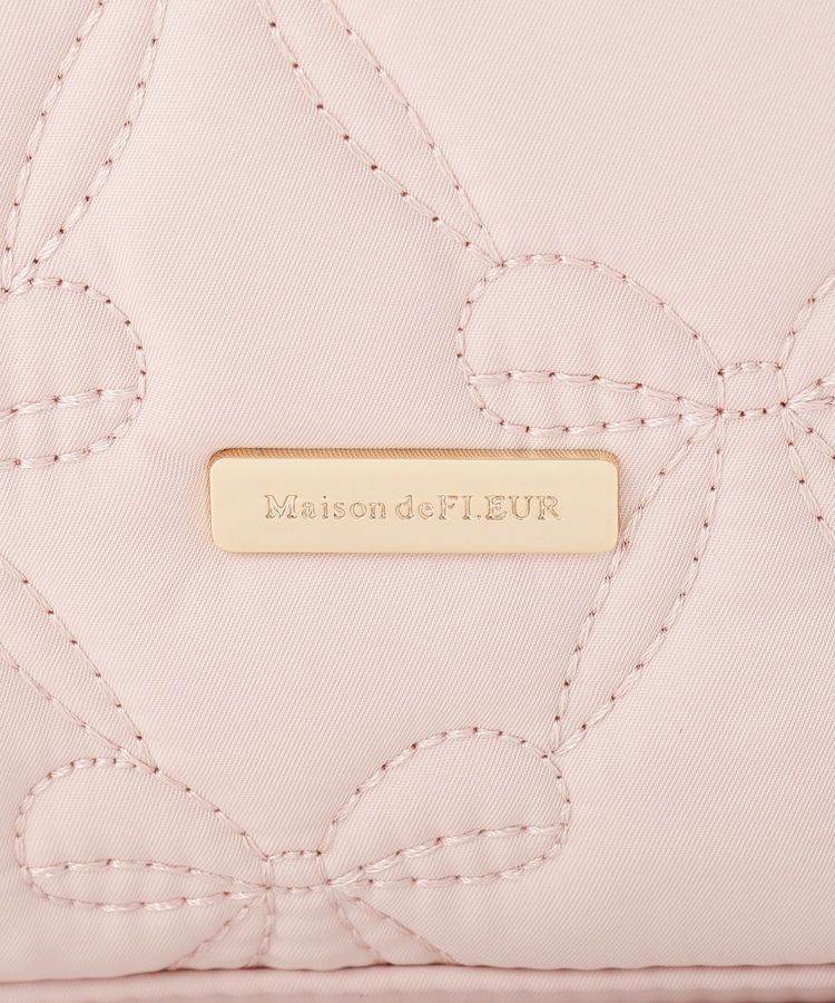 Maison de FLEUR「【撥水加工】リボンキルティングトートバッグ」|トートバッグ|