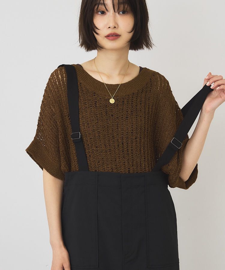 AMERICAN HOLIC「透かし畦ルーズニット」|ニット・セーター|Camel