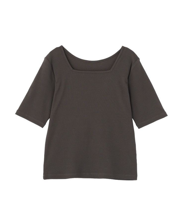 AMERICAN HOLIC「【接触冷感・UVカット】スクエアネック5分袖プルオーバー」|Tシャツ・カットソー|