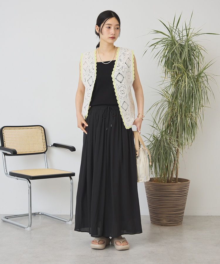AMERICAN HOLIC「【選べる丈】接触冷感シフォンスカーチョ【WEB限定カラー有り】」|その他|