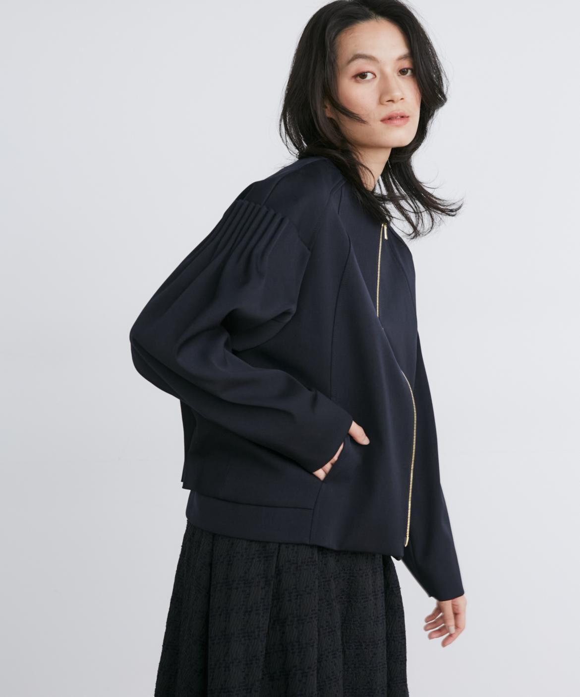 INED「タックディテールジップブルゾン《la veille by SUPERIOR CLOSET》」|その他|