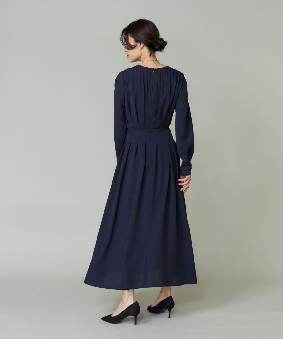 la veille by SUPERIOR CLOSET「ピンタックデザインワンピース」|ワンピース|