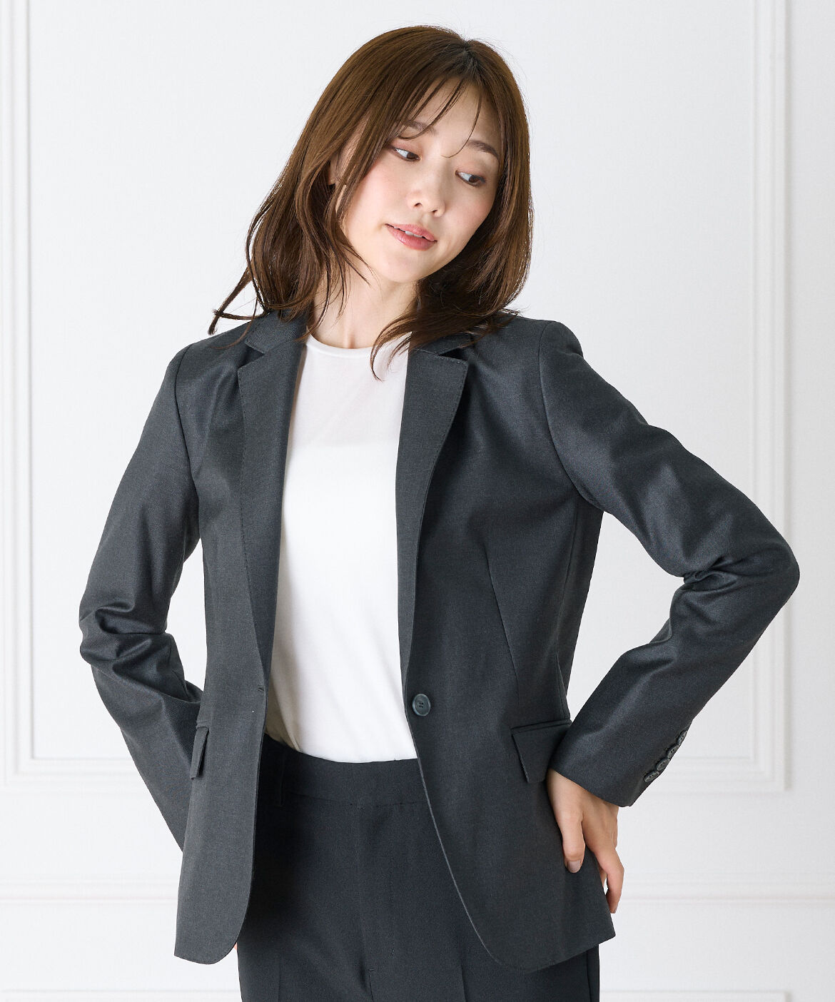 INED「シングルテーラードジャケット《Loro Piana/ロロ・ピアーナ》」|テーラードジャケット|