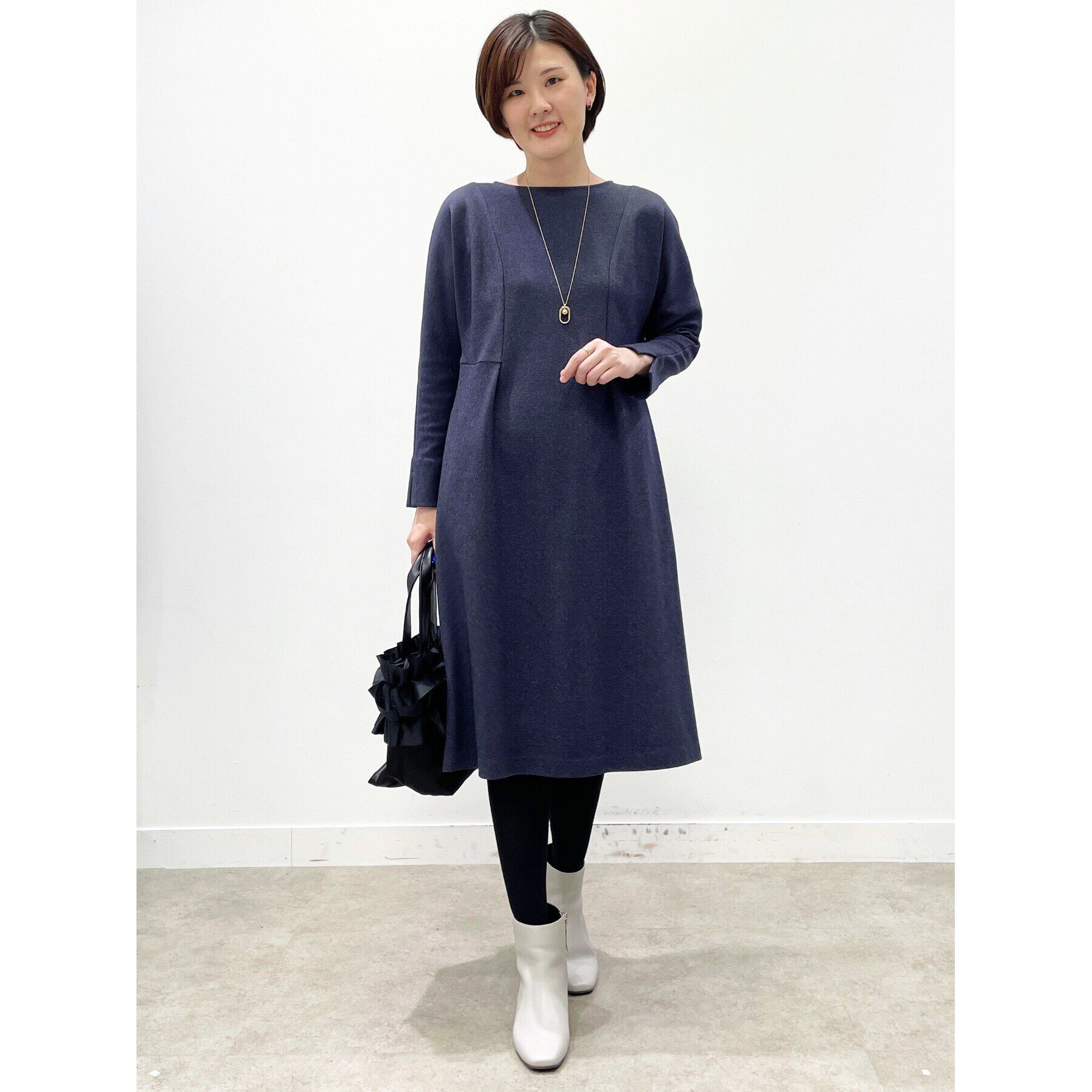 Reflect「【夏SALE】ドルマンスリーブストレートシルエットワンピース」|ワンピース|