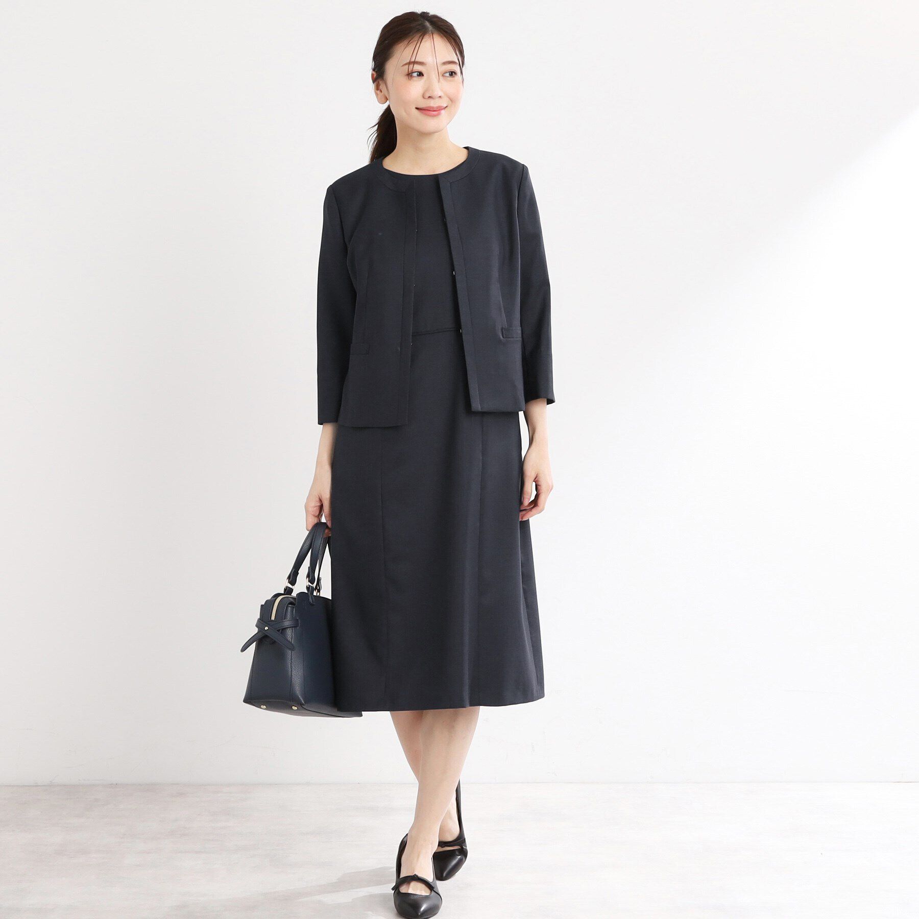 Reflect「【夏SALE／UVカット／接触冷感／洗える／セットアップ可】ドライタッチジャケット」|ノーカラージャケット|