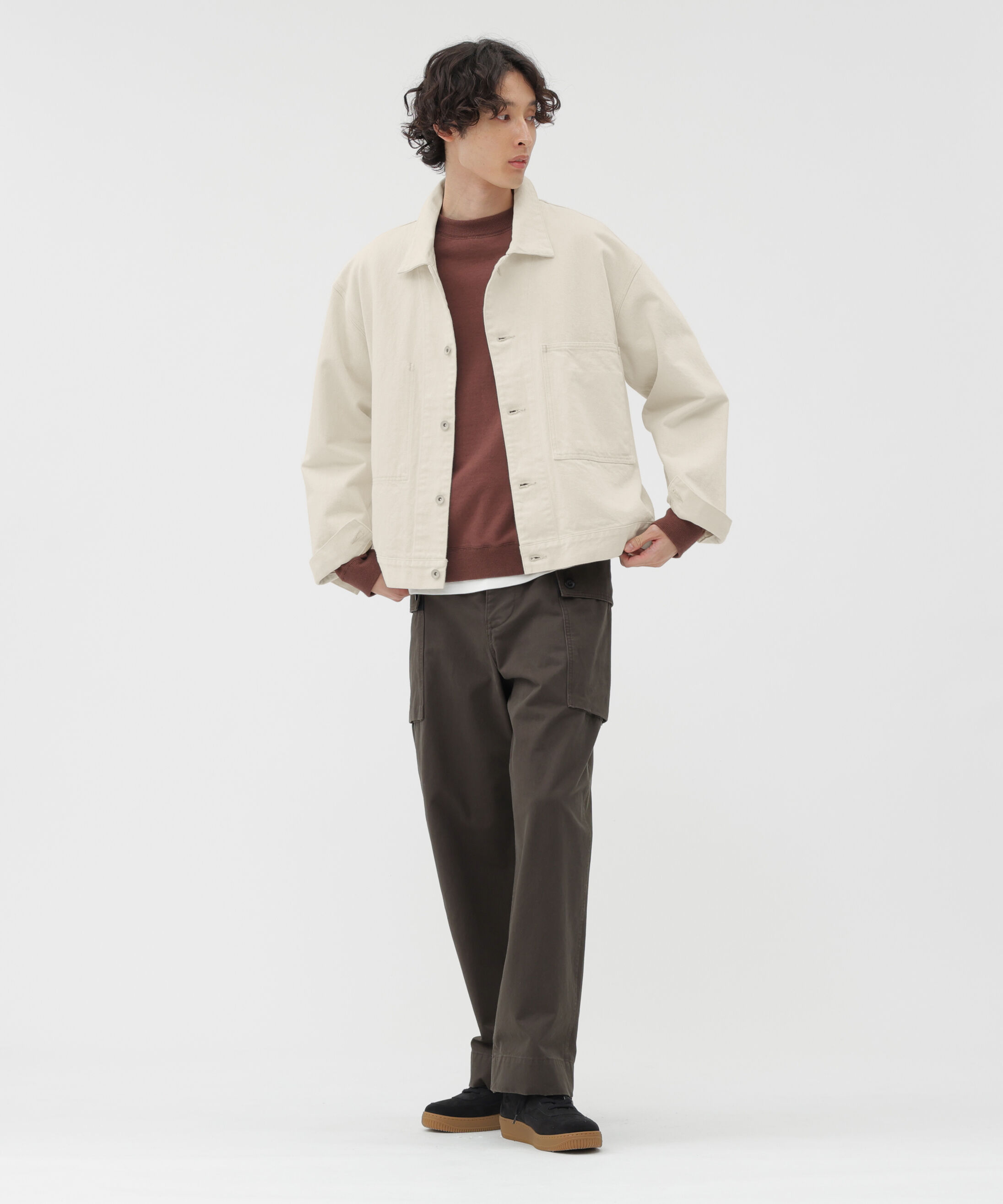 MHL.「CANTON NATURAL DENIM BLOUSON」|ブルゾン・スタジャン|