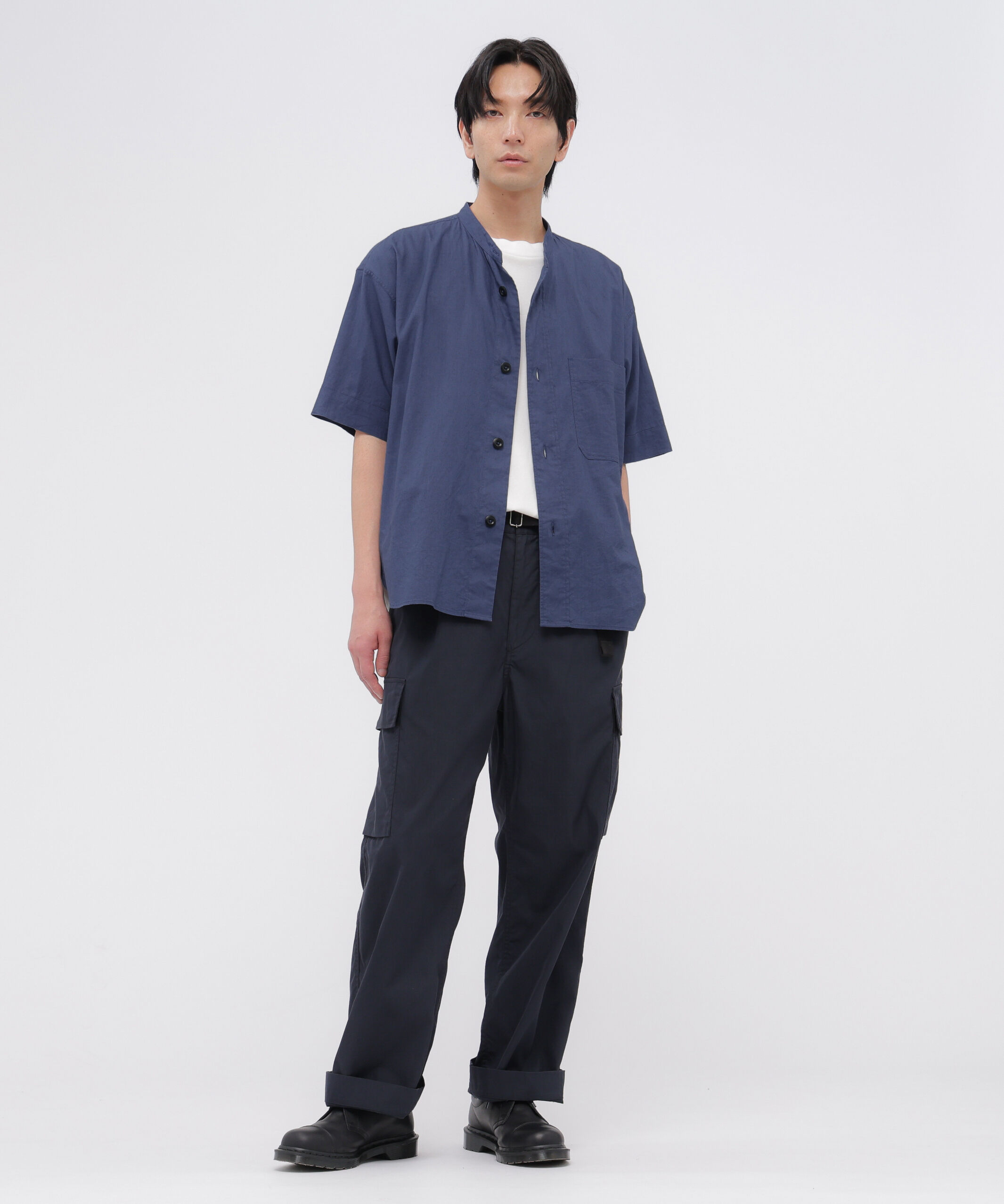 MHL.「SURFACE DYED COTTON LINEN SHIRT」|シャツ・ブラウス|