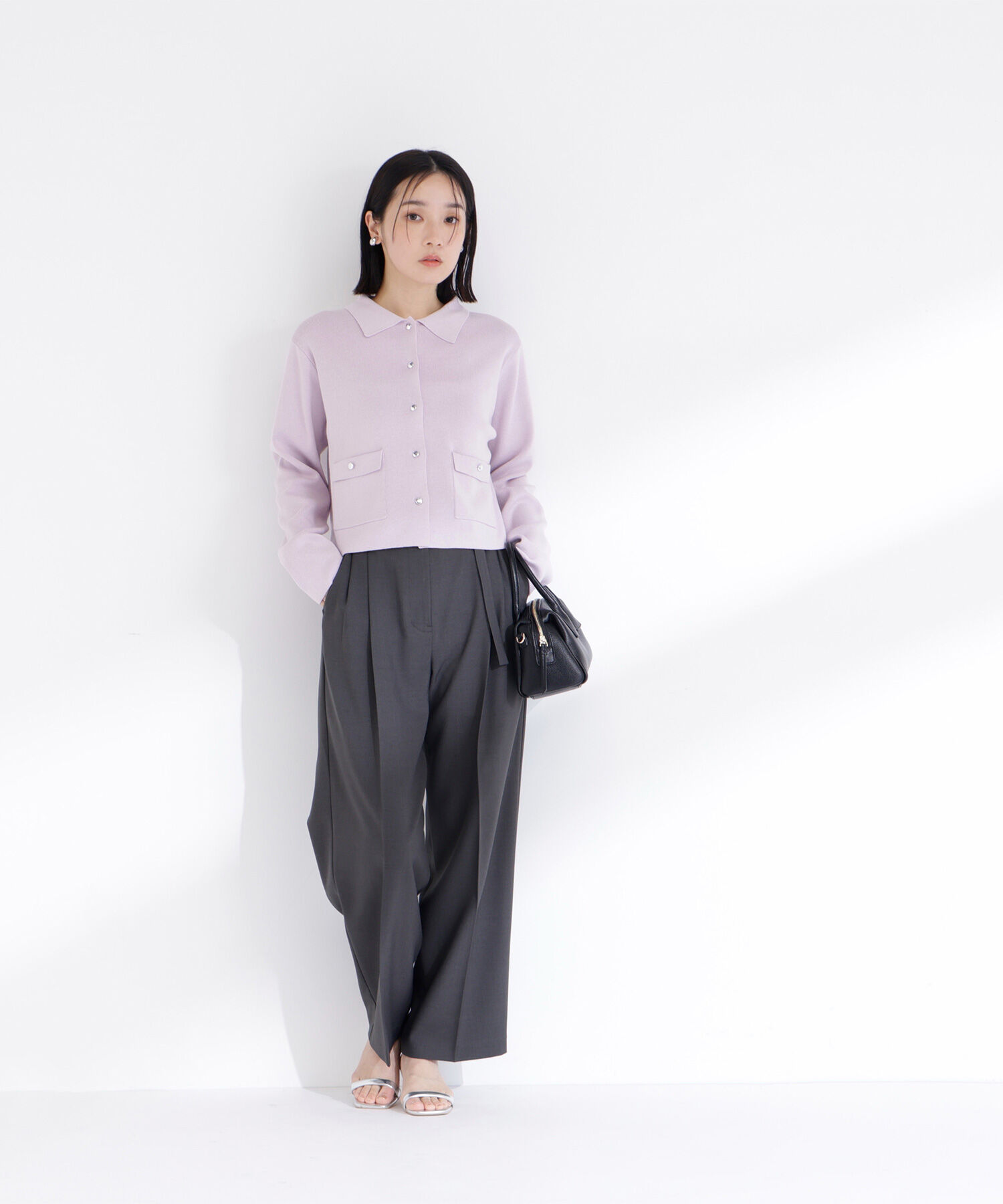  「〈ちょうど、いい服〉&ldquo;きちんと見え上手&rdquo;な襟付きニット」|ニット・セーター|