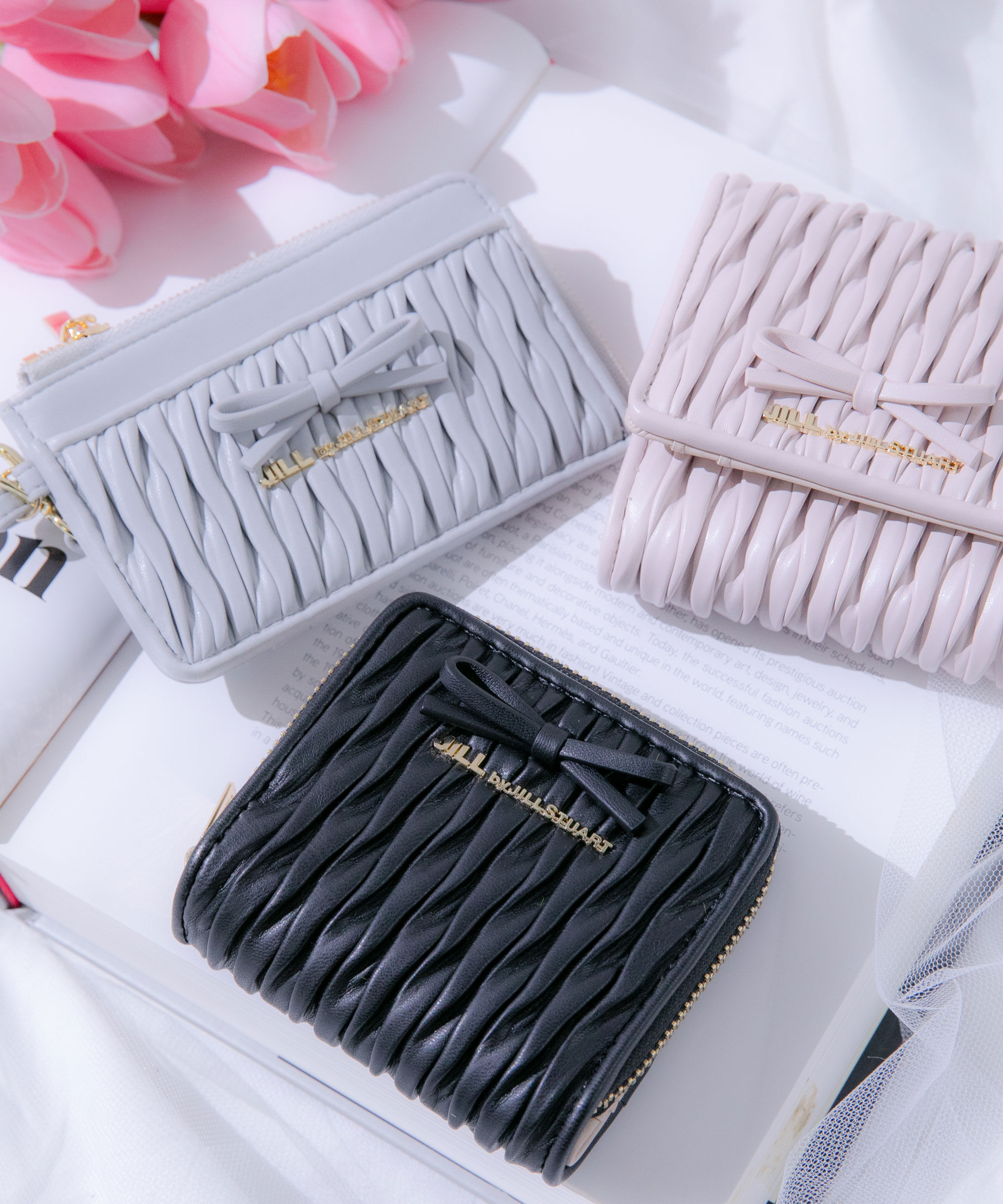  「ミニリボンパフィウォレット」|財布|