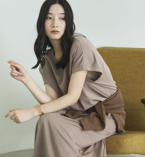 Doux archives「【１秒コーデ】ＮＥＷ多機能フレンチスリーブカットソー」|Tシャツ・カットソー|