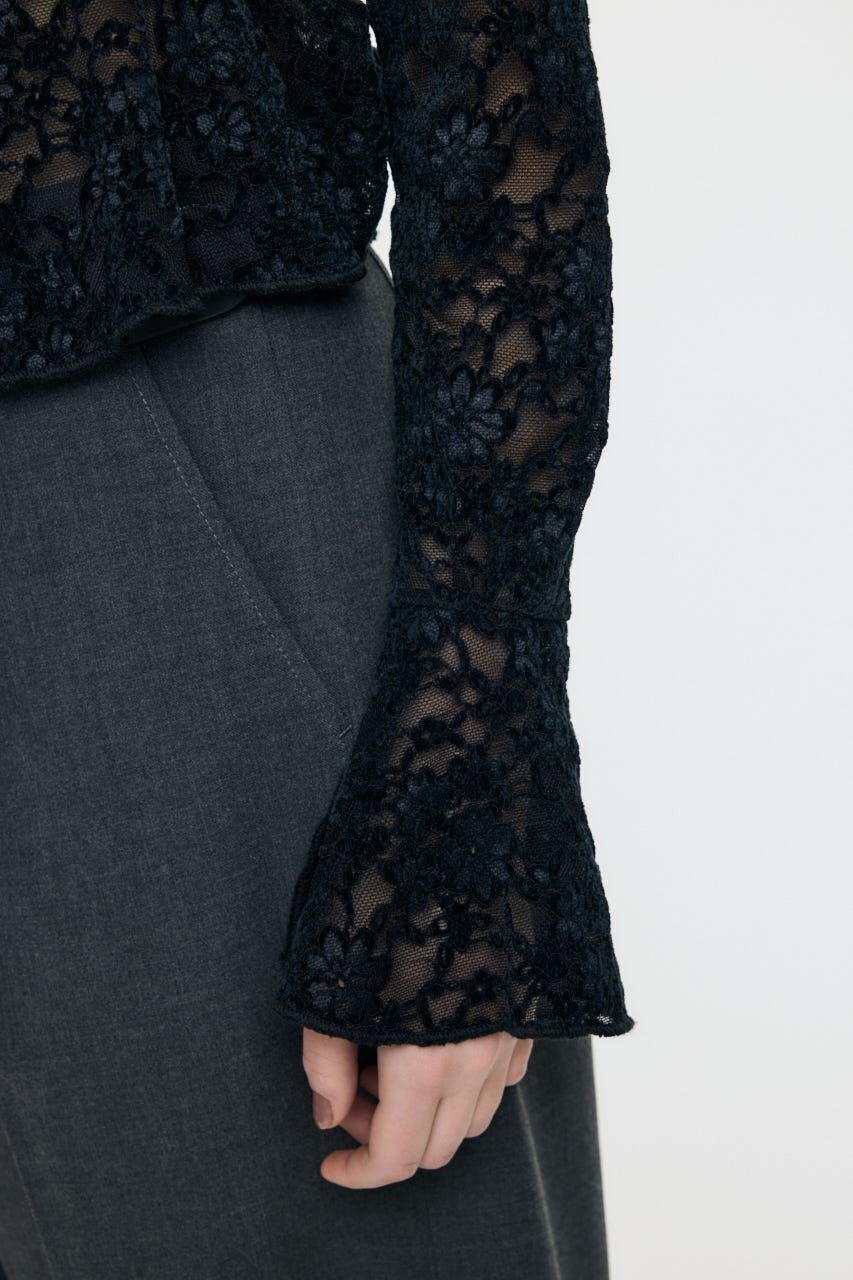 MOUSSY「FRILL LACE ブラウス」|Tシャツ・カットソー|