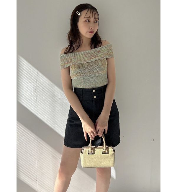 dazzlin「【WEB限定】2wayオフショルニットトップス」|ニット・セーター|