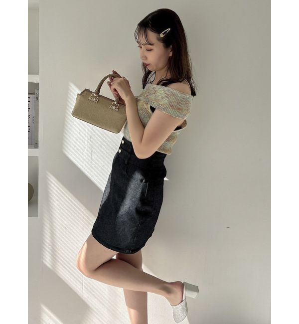 dazzlin「【WEB限定】2wayオフショルニットトップス」|ニット・セーター|