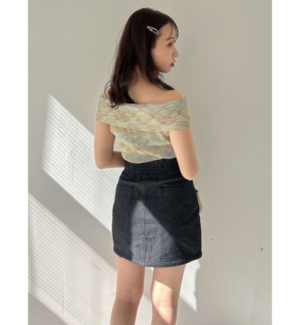 dazzlin「【WEB限定】2wayオフショルニットトップス」|ニット・セーター|