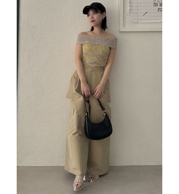 dazzlin「【WEB限定】2wayオフショルニットトップス」|ニット・セーター|