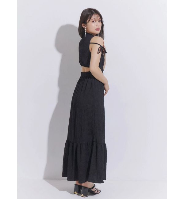 MERCURYDUO「バックオープンカットワンピース」|ワンピース|