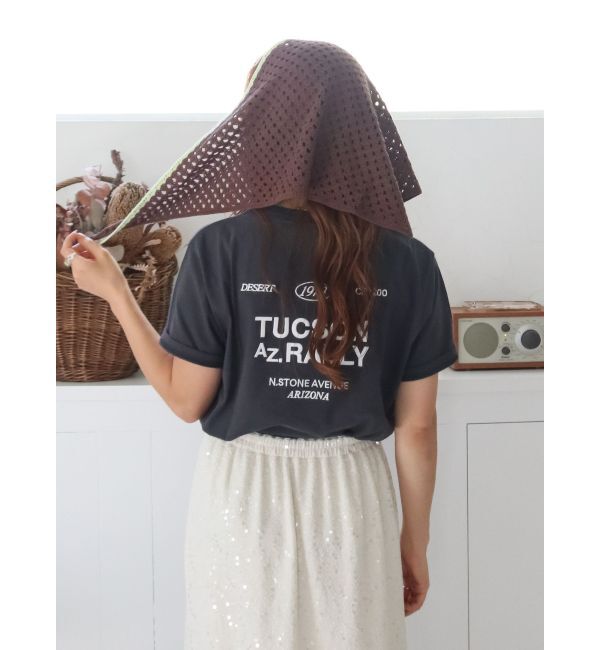 Ungrid「カラーエンブロイダリーTee」|Tシャツ・カットソー|