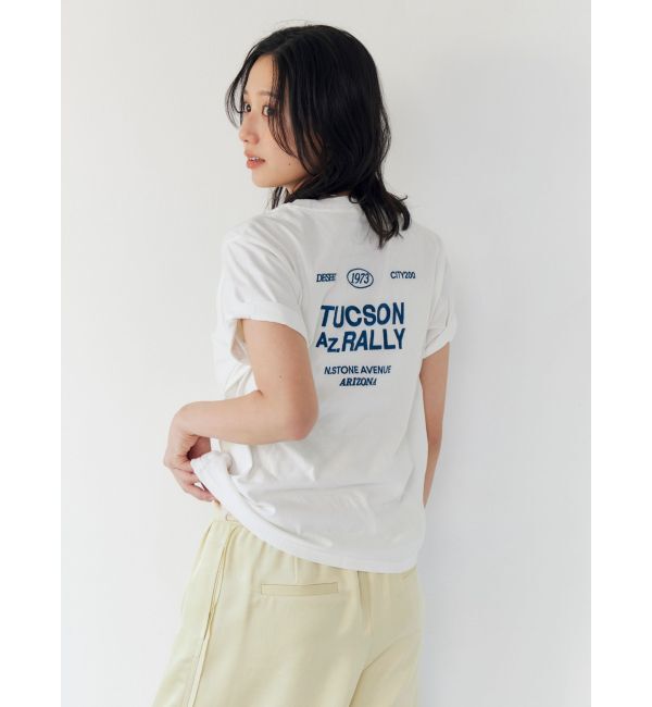 Ungrid「カラーエンブロイダリーTee」|Tシャツ・カットソー|