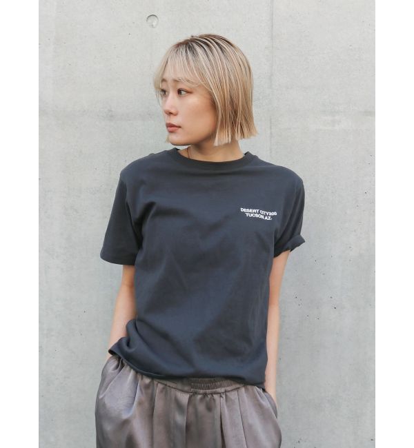 Ungrid「カラーエンブロイダリーTee」|Tシャツ・カットソー|