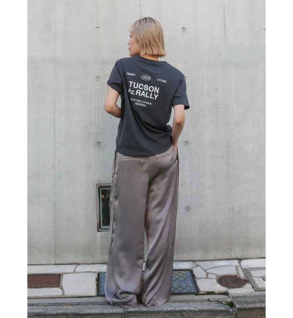 Ungrid「カラーエンブロイダリーTee」|Tシャツ・カットソー|
