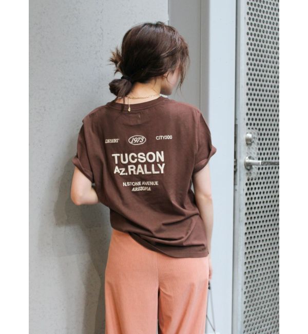 Ungrid「カラーエンブロイダリーTee」|Tシャツ・カットソー|