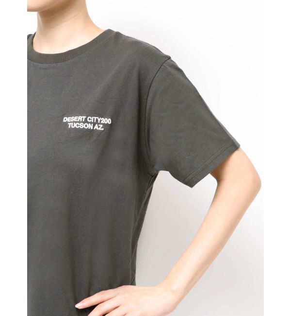 Ungrid「カラーエンブロイダリーTee」|Tシャツ・カットソー|