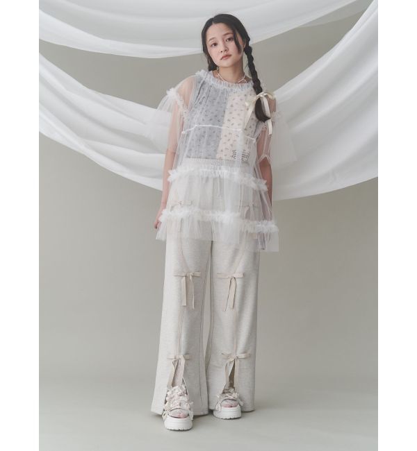 merry jenny「floral&times;floralカットタンクトップ」|タンクトップ|