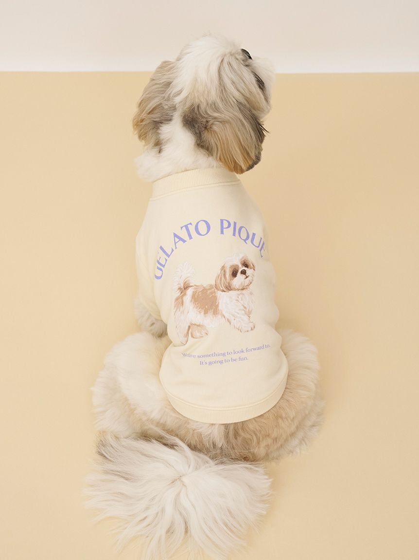  GELATO PIQUE CAT&DOG「【CAT&DOG】お散歩ドッグ裏毛プルオーバー」|その他|