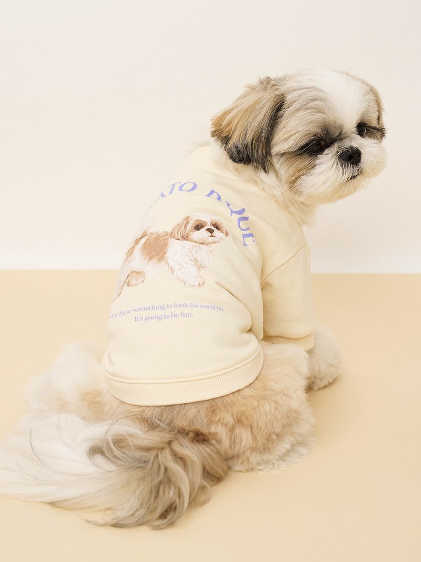  GELATO PIQUE CAT&DOG「【CAT&DOG】お散歩ドッグ裏毛プルオーバー」|その他|