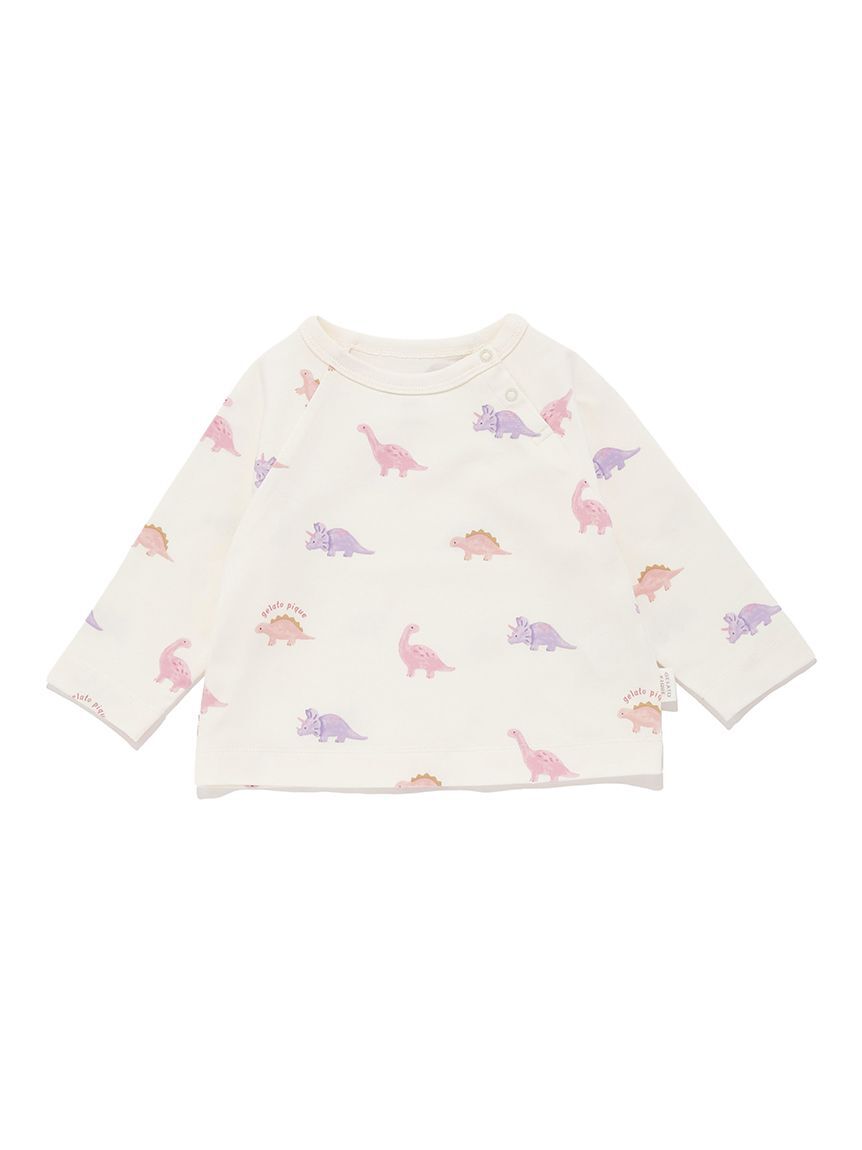 GELATO PIQUE KIDS & BABY「【BABY】ダイナソー柄ロンT」|その他ベビーウェア|