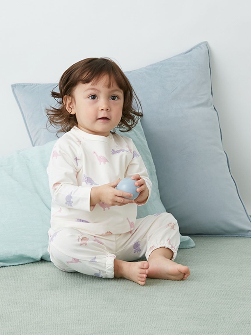 GELATO PIQUE KIDS & BABY「【BABY】ダイナソー柄ロンT」|その他ベビーウェア|