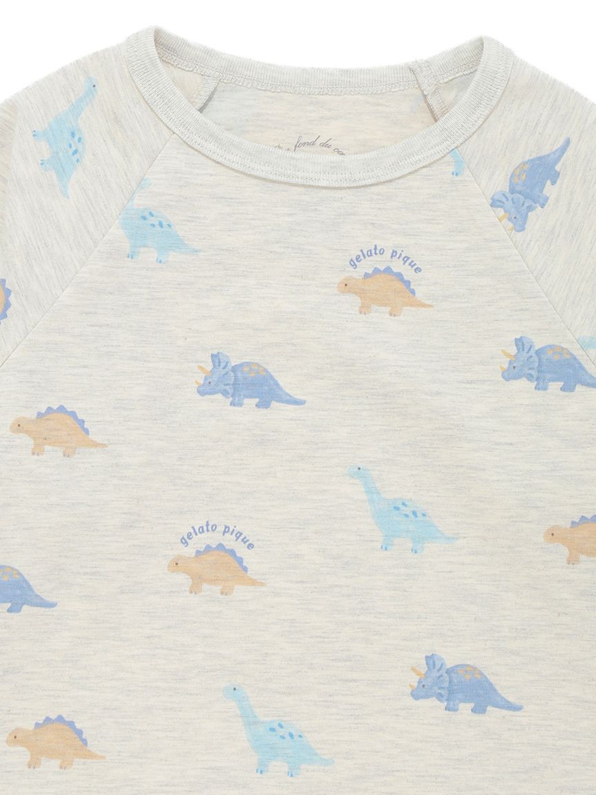 GELATO PIQUE KIDS & BABY「【KIDS】ダイナソー柄ロンT」|ルームウェア|