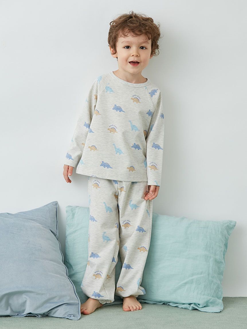 GELATO PIQUE KIDS & BABY「【KIDS】ダイナソー柄ロンT」|ルームウェア|