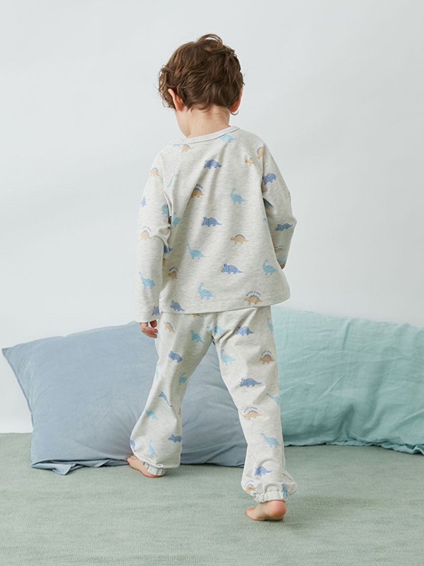 GELATO PIQUE KIDS & BABY「【KIDS】ダイナソー柄ロンT」|ルームウェア|