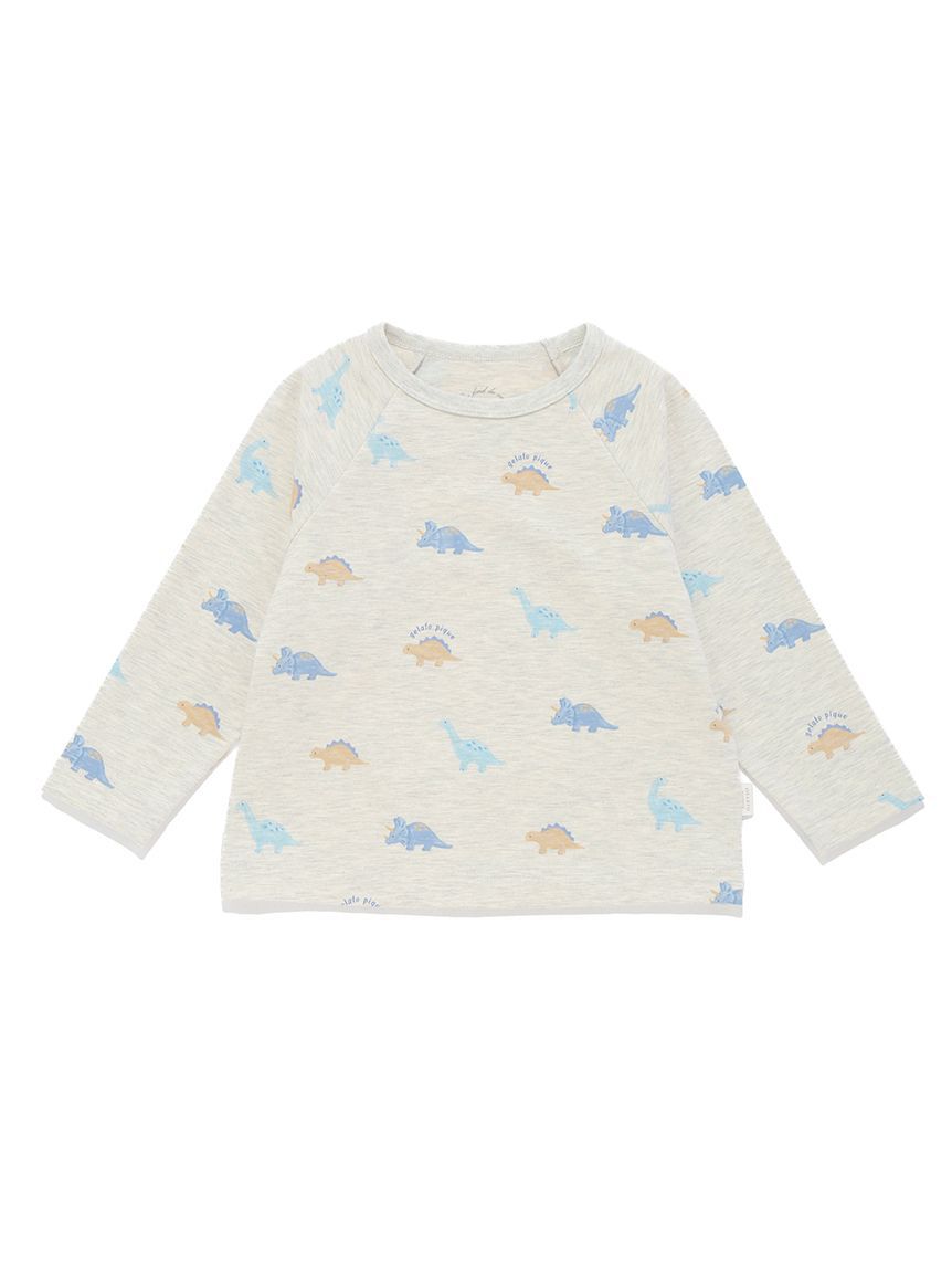 GELATO PIQUE KIDS & BABY「【KIDS】ダイナソー柄ロンT」|ルームウェア|