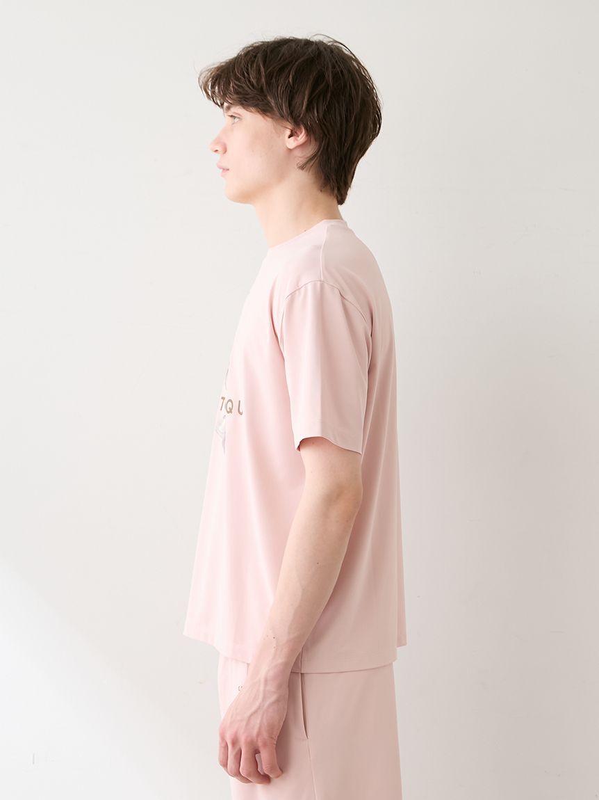 GELATO PIQUE HOMME「【HOMME】【接触冷感】【抗菌防臭】シロクマプリンTシャツ」|ルームウェア|