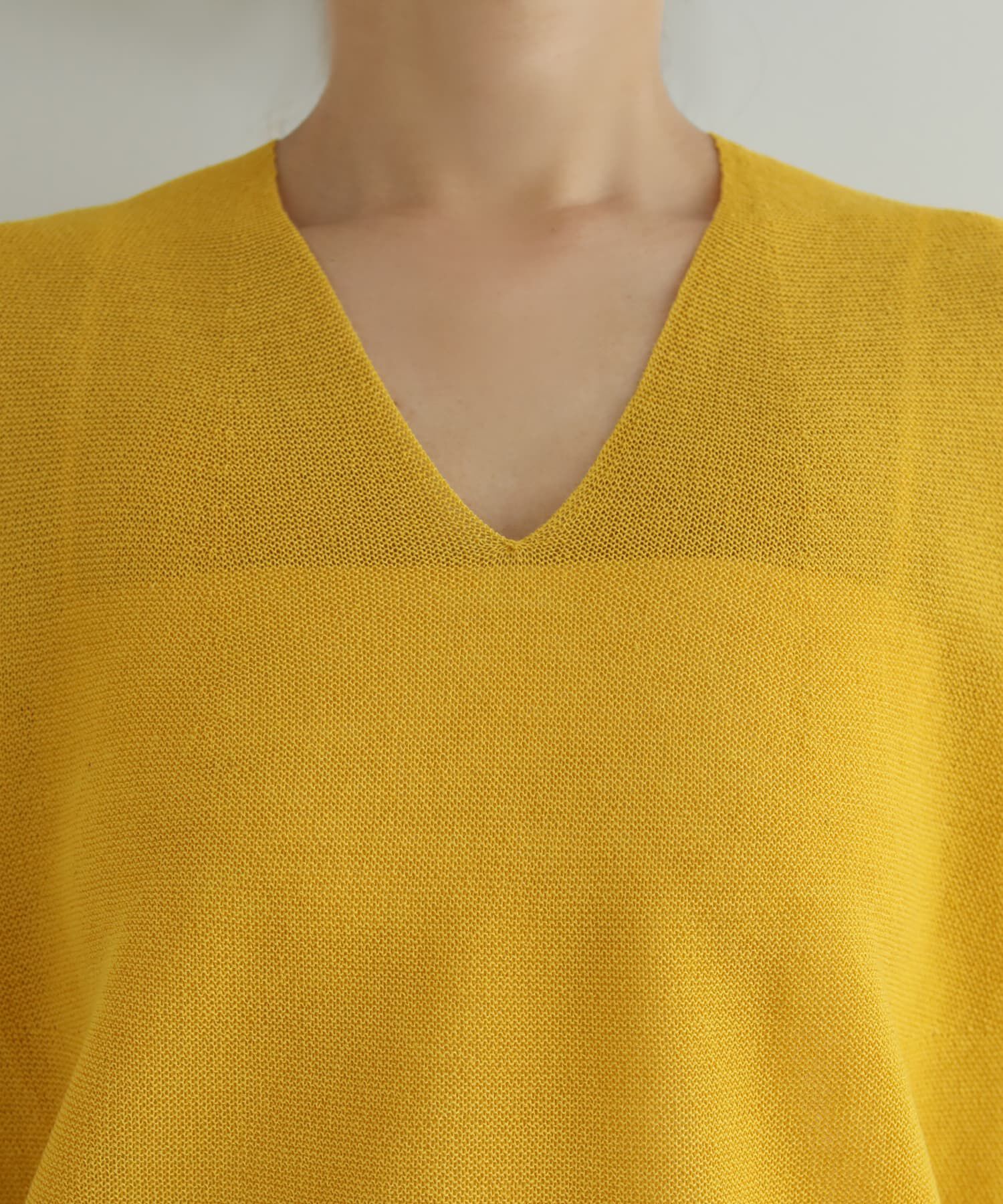 STYLE DELI「【LUXE】麻混リラックスVネックニットトップス」|Tシャツ・カットソー|