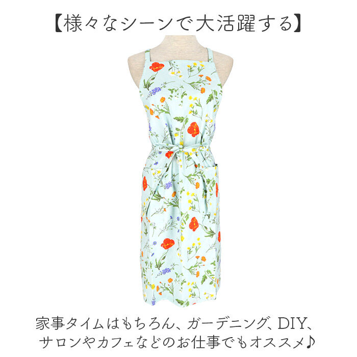 BACKYARD FAMILY「フレンズヒル エプロン レディース 通販 カフェエプロン 綿麻エプロン 前掛 前掛け まえかけ」|その他|