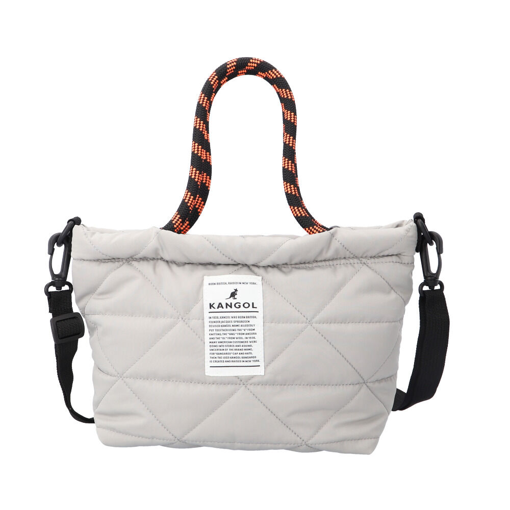 BACKYARD FAMILY「kangol bag カンゴール 250-2202 通販 トートバッグ ショルダーバッグ」|トートバッグ|グレー1