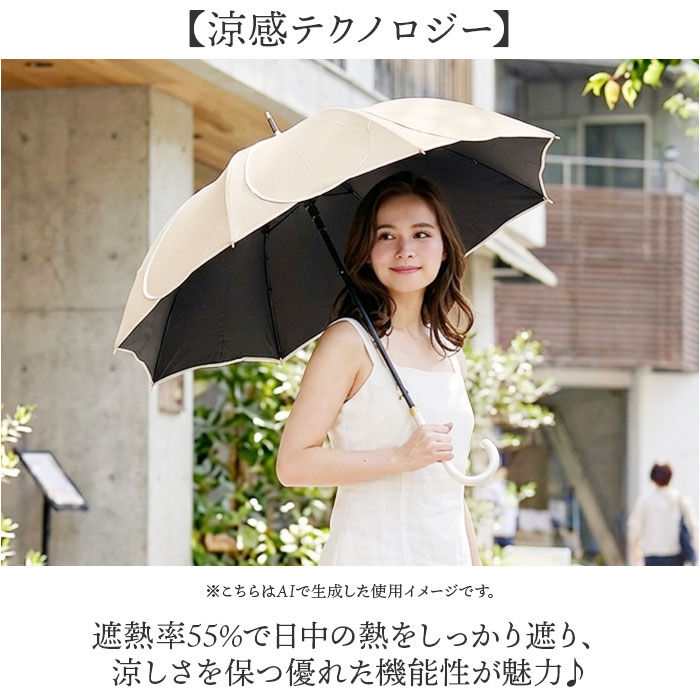 BACKYARD FAMILY「Nakatani 日傘 通販 晴雨兼用傘 長傘 花びら傘 912-033 フレラ UV 傘」|傘|
