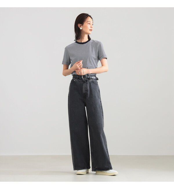 Demi-Luxe BEAMS 「【別注】SLOANE / コットン天竺 ボーダー Tシャツ」|Tシャツ・カットソー|