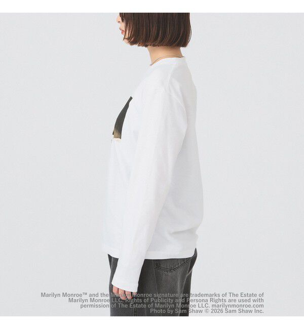 Ray BEAMS 「【別注】GOOD ROCK SPEED / Marilyn Monroe ロングスリーブ Tシャツ」|Tシャツ・カットソー|
