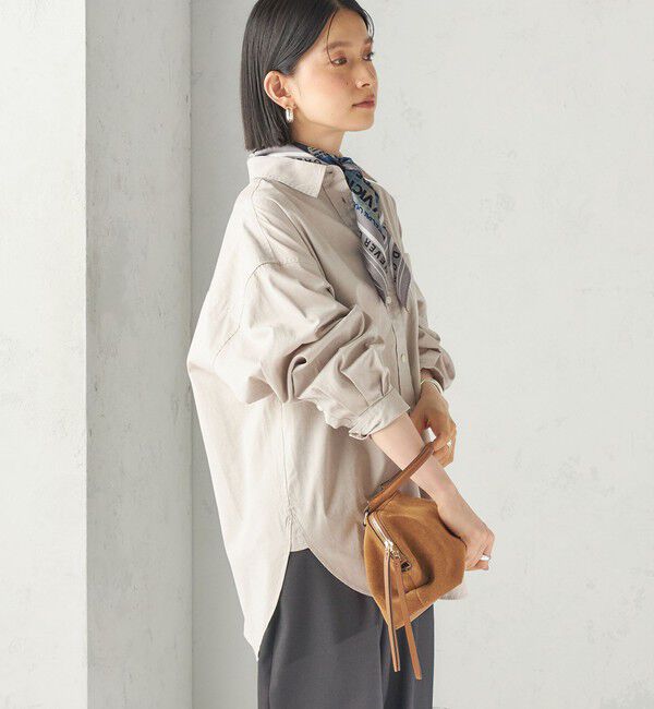 SHIPS for women「《一部追加予約》〈洗濯機可能〉ピン オックス 刺繍 シャツ」|シャツ・ブラウス|