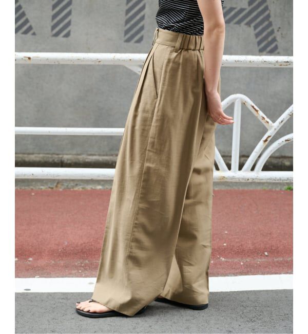 OUTDOOR PRODUCTS Usual Things「≪予約≫レーヨンドライタッチバックゴムスラックス セットアップ対応」|スラックス|