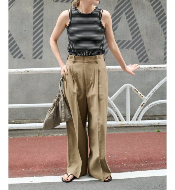 OUTDOOR PRODUCTS Usual Things「≪予約≫レーヨンドライタッチバックゴムスラックス セットアップ対応」|スラックス|