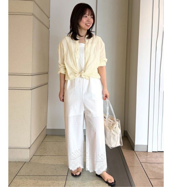 SLOBE IENA「《追加》リネンコットンレギュラーシャツ」|シャツ・ブラウス|