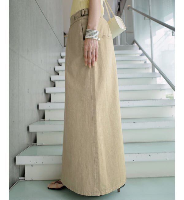 IENA「《一部店舗限定》Maison IENA デニムグルカスカート」|スカート|