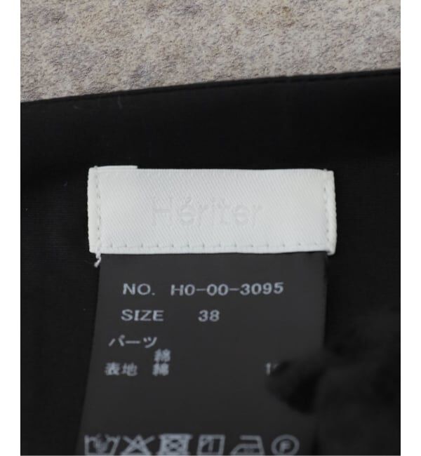 IENA「Heriter/エリテ batten parts parts giller シャツ H0-00-3095」|シャツ・ブラウス|